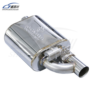 Tuyau d'échappement General Motors modifié avec un <span class=keywords><strong>silencieux</strong></span> à valve à vide <span class=keywords><strong>Remus</strong></span> simple entrée/simple sortie pour un son de voiture de sport. - Product Image 2