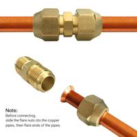 Connecteur personnalisé en laiton forgé pour raccord à écrou évasé, idéal pour la climatisation, la réfrigération et les tubes en cuivre – Fournisseur en gros