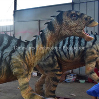 Özelleştirilmiş Animatronik Iguanodon Modeli Satılık veya Bilim Müzesi için Temalı Kapalı Alan İnteraktif Robotik Dinozor Sergileri