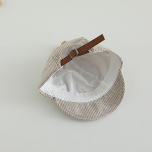 Venta al por mayor de sombreros de bebé a rayas de algodón con personalidad, <span class=keywords><strong>gorra</strong></span> de béisbol con visera para bebé a la moda - Product Image 6