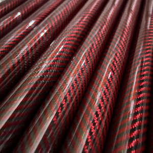 Nhà Máy Giá Bán Buôn Matte Màu Đen Kính Thiên Văn Carbon Kevlars Ống Màu Đỏ + Màu Đen Tùy Chỉnh Kích Thước - Product Image 6