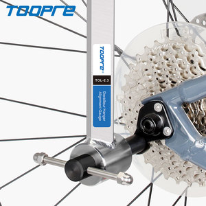 TOOPRE Medidor de Alineación de Soporte de Cambio de Bicicleta, Herramienta de Alineación de Soporte de Engranajes de Bicicleta, Acero Inoxidable para Ruedas de 16-29 Pulgadas con Eje Pasante - Product Image 4