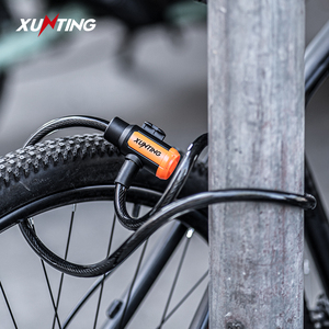 Candado de <span class=keywords><strong>Cable</strong></span> Ajustable para Bicicleta Xunting, 100 cm, con Llavero, Plegable, con <span class=keywords><strong>Cable</strong></span> de Seguridad - Product Image 3