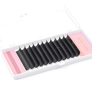 Doble punta 0,15mm 0,20mm coreano PBT suave Natural mate plano elipse extensiones de pestañas modelo clásico de pestañas con C CC Durl - Product Image 2