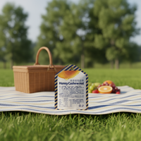 Sachets de stérilisation en PET à forme irrégulière pour aliments pour bébés, sushi et sucre, durables, thermoscellables, emballage personnalisé découpé à l'emporte-pièce YAE-PACK