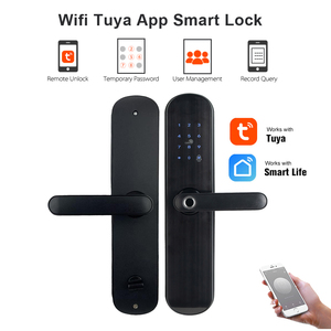 YOHEEN — poignée de porte biométrique à empreintes digitales, serrure intelligente de sécurité de la maison, application Tuya, sans clé - Product Image 2