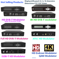 Receptor ATSC en Oferta, Codificador de TV Digital DVB-T ISDB-T DVB-T/C HDMI a QAM RF DVB T C CATV, Modulador Full HD para el Hogar