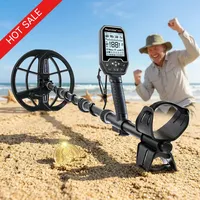 Détecteur de métaux S63 Gold, 40 kHz, multi-fréquences, 3 m de profondeur, chasse au trésor, 10 pouces, haute précision, IP68