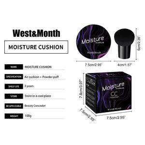 Vente en gros de poudre pressée de perles Coussin de tête de champignon Coussin d'air hydratant Correcteur Crème de maquillage longue durée - Product Image 2