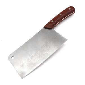 high quality stainless steel wooden handle color box kitchen knife