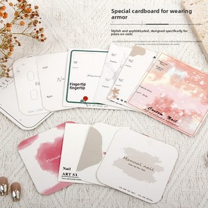 Cartes <span class=keywords><strong>de</strong></span> présentation en carton pour Nail Art, marque BOHE, style simple, estampées à chaud, emballage <span class=keywords><strong>de</strong></span> <span class=keywords><strong>base</strong></span>, accessoires <span class=keywords><strong>de</strong></span> présentation photo - Product Image 2