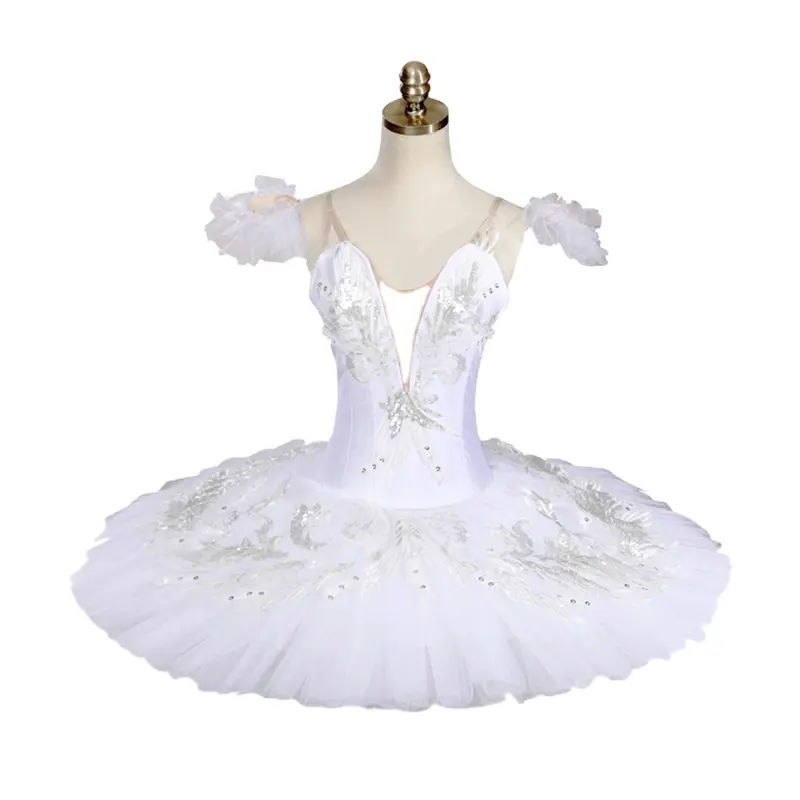 Pas Cher Taille Personnalisée Compétition Professionnelle Performance Porter Classique Blanc Adulte Femmes Ballet Tutu