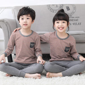 Pantalons d'automne et <span class=keywords><strong>sous</strong></span>-vêtements en coton chauds pour enfants garçons filles vêtements décontractés avec motif de dessin animé pour le printemps hiver - Product Image 4