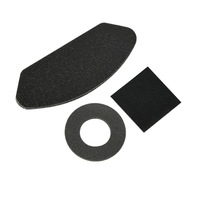 Coussinets en mousse Ipxe 8/10 fois plus épais, noirs, antistatiques, en coton isolant, sandwich, pour axe de clavier sous le tapis, épaisseur 0,2/0,3/0,5/0,8 mm, découpés