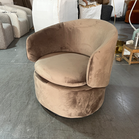 Fauteuil lounge au design abstrait, base circulaire empilable contemporaine, style pop art moderne, fauteuil d'appoint rembourré