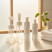 Bouteille en plastique PET avec pompe à mousse en silicone, 100 ml, 120 ml, 150 ml, 200 ml, pour mousse nettoyante