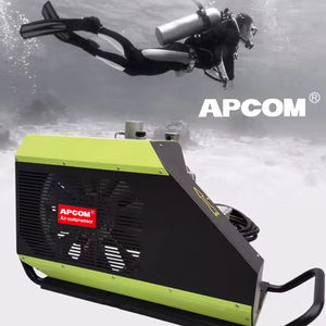 Compresseur d'air respiratoire haute pression APCOM 300 bars, prix usine, gonfleur de bouteille de plongée sous-marine essence et électrique - Product Image 4