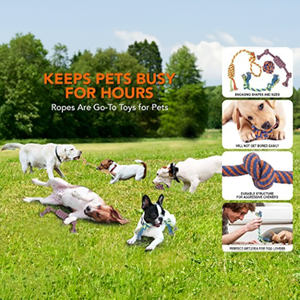 Juguete de cuerda de perro sostenible extra grande de 21cm, mordedor Molaring resistente a mordeduras duradero <span class=keywords><strong>para</strong></span> cachorros, venta al por mayor de fabricantes - Product Image 5