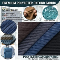 Tissu Oxford en polyester jacquard enduit PU 1680D résistant à l'abrasion pour sacs à main, sacs à dos, bagages et tentes - Vente en gros