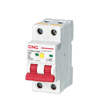 Usine chinoise de disjoncteur électronique à courant résiduel 6KA 1P + N IP20 RCBO avec protection contre les surintensités