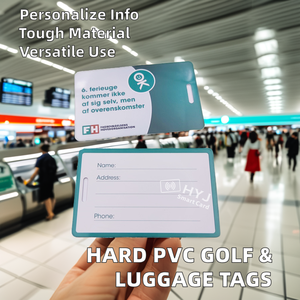 <span class=keywords><strong>Étiquette</strong></span> de <span class=keywords><strong>bagage</strong></span> en plastique personnalisée en gros, <span class=keywords><strong>étiquette</strong></span> rigide en PVC pour sac de golf / voyage - Product Image 2