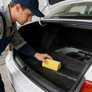 厚みのある高密度洗車スポンジ - 超吸収性、塗装に優しい、再利用可能、車、バイク、RVに適しています - Product Image 5
