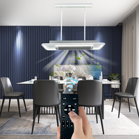 Banqcn sans lame simple plafonnier télécommande intelligente led lustre ventilateur de plafond avec lumière 6 vitesse du vent à faible bruit