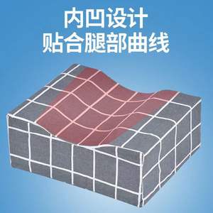 Coussin de cheville à carreaux gris, en éponge haute densité, pour soulager la pression, pour patients alités, soins de réadaptation pour personnes âgées - Product Image 4