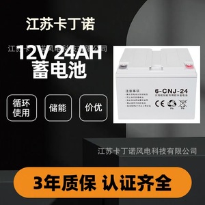 Batterie Gel de Stockage d'Énergie Solaire 6-Cnj-24 12V 24Ah à Décharge Profonde Scellée au Plomb-Acide - Product Image 4