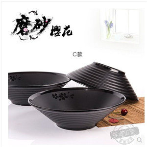 Black Stackable Ceramic Bowls With Lid For Noodle Soup Hot Pot Japanese Style Home Use - Product Image 4
