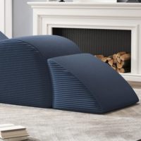Multifunktion ale Übung Ergonomisch S Gebogener Yoga Ergonomischer Chaise Lounge Stuhl Seiten tasche Lenden kissen Yoga Lounge Chair