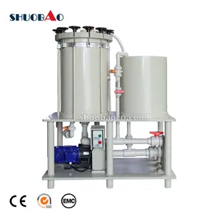 PP material filtration electroplating water filtration plant with RO system