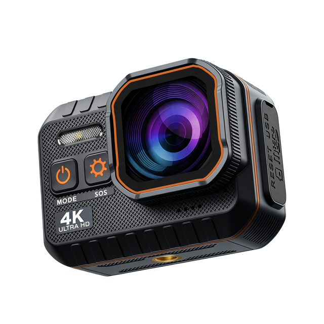 Outdoor IP68 Waterproof HD Action Camera COMS Sensor 4K 60Fps Go Wifi Pro 170 Degree Wide Angle Stabilizer Cycling Sports Camera