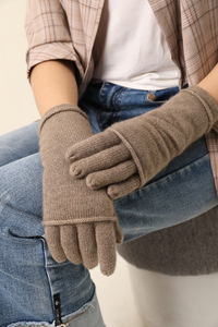 <span class=keywords><strong>Gants</strong></span> d'hiver tricotés de luxe pour femmes, double couche, compatibles écran <span class=keywords><strong>tactile</strong></span>, mitaines chaudes <span class=keywords><strong>en</strong></span> cachemire, chauffe-mains à cinq doigts, double usage, séparables - Product Image 6