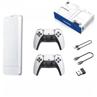 Console de jeu rétro portable M15 4K HD TV, 20000 jeux, processeur quadricœur, 64 Go, manette sans fil 2,4 G