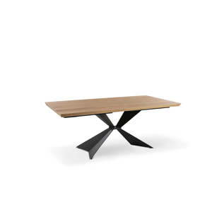 Taurus moderno tavolo fisso 100cm X 200cm H. 76cm MDF vetro marmo finitura per casa cucina soggiorno appartamento Hotel mobili - Product Image 1