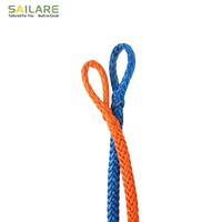 Corde à boucle tressée durable en UHMWPE à 12 brins avec œil serti à la main pour le remorquage maritime et les lignes de pigtail