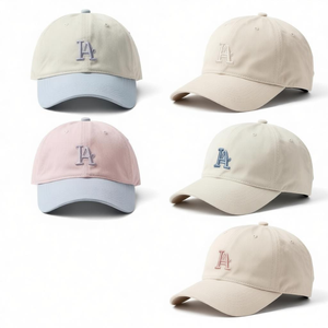 หมวกเบสบอลแบบ unisex 6 แผง ผ้าฝ้าย 100% ปักโลโก้ตามสั่ง หมวกทรงแข็ง ปักลาย 3 มิติ ปรับขนาดได้ - Product Image 5
