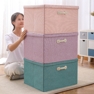 Clothing Organizer Storage Box Rectangle Large Capacity Foldable Waterproof Moisture Proof Home Use Portable Clothes Storage - Product Image 3