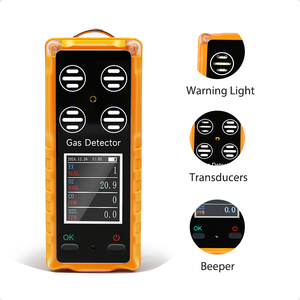 เครื่องตรวจจับก๊าซหลายชนิดแบบพกพา DUOTESI สำหรับ H2S/CO/O2/CH4 ในพื้นที่จำกัดและอุโมงค์เพื่อความปลอดภัย - Product Image 6