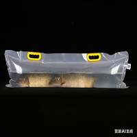 Sac à fermeture éclair pour l'emballage de poissons vivants épaissi, sac à oxygène en plastique BOPA/CPP, grande taille, accessoires de mode, origine CN ZHE
