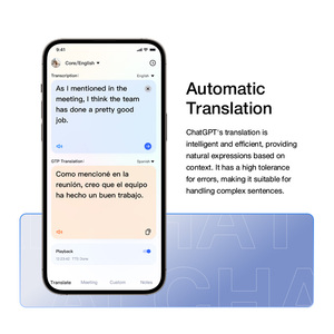 Grabadora de IA avanzada con traducción ChatGPT, producto inteligente para viajes de negocios internacionales, cuerpo de aleación de aluminio - Product Image 3