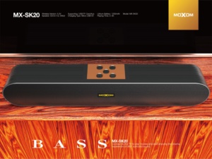 Moxom Loa không dây thiết kế cổ điển Nhà máy cổ điển woofer ngoài trời USB Stereo BT loa cho studio màn hình - Product Image 5