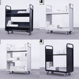 Carrito de Transporte para Libros Xinlongfei OWS-957 con Ruedas Silenciosas de Acero para Biblioteca y Archivo - Product Image 4