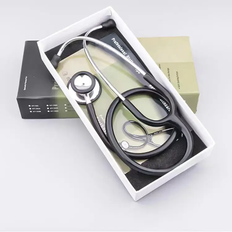 Medical Dual Head stethoscope with high quality stainless steel pediatric stethoscope estetoscopio