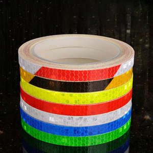 Bandes Réfléchissantes Arc-en-Ciel Brillent dans le Noir Nuit Autocollant de Sécurité Ruban Adhésif Réfléchissant pour Véhicules - Product Image 1
