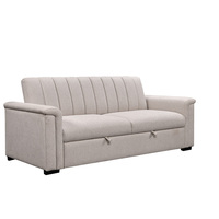 Canapé-lit convertible trois places en tissu éponge, design européen, écologique, durable et confortable pour appartement, centre commercial, hôtel