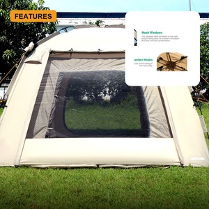 <b>Large</b> Space Lightweight Portable Camping <b>Tent</b> with Easy Setup and Durable Design for Family Adventures 4-5 person camping <b>tent</b> - Product Image 5