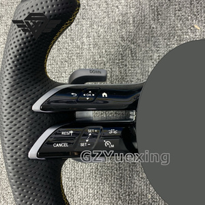 พวงมาลัยเย็บสีเหลืองคาร์บอนไฟเบอร์สำหรับ <span class=keywords><strong>Mercedes</strong></span> Benz <span class=keywords><strong>Amg</strong></span> W463 W219 W211 W209 <span class=keywords><strong>W223</strong></span> C E-G-Class - Product Image 2