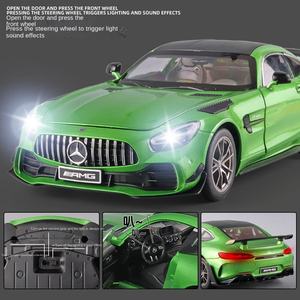 1:18 di simulazione pressofusa Mercede-<span class=keywords><strong>Benz</strong></span> GTR metallo ecografia auto sportive e luce collezione regalo modello di auto <span class=keywords><strong>giocattolo</strong></span> in lega - Product Image 4